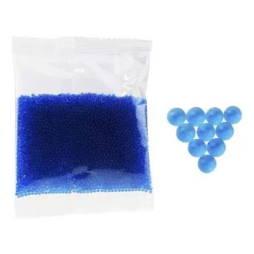 Modré gélové guľôčky do zbrane – 5000 ks (7–8 mm)