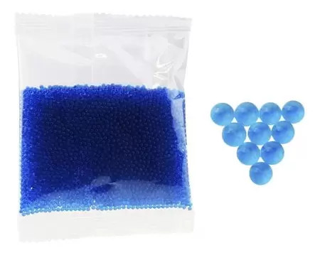 Modré gélové guľôčky do zbrane – 5000 ks (7–8 mm)