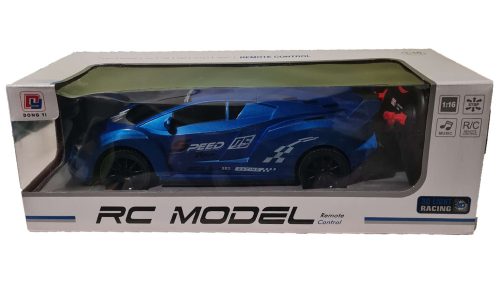 Diaľkovo ovládané pretekárske auto Lamborghini – modré