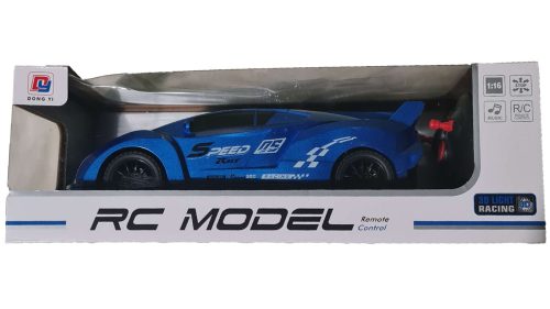 Diaľkovo ovládané pretekárske auto Lamborghini – modré