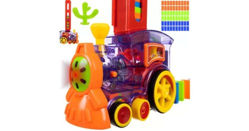 Farebný vláčik s dominom