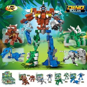   Dinosauří stavebnice 2 v 1 / až 4 v 1 – Morphing dinosauří série (60 ks)