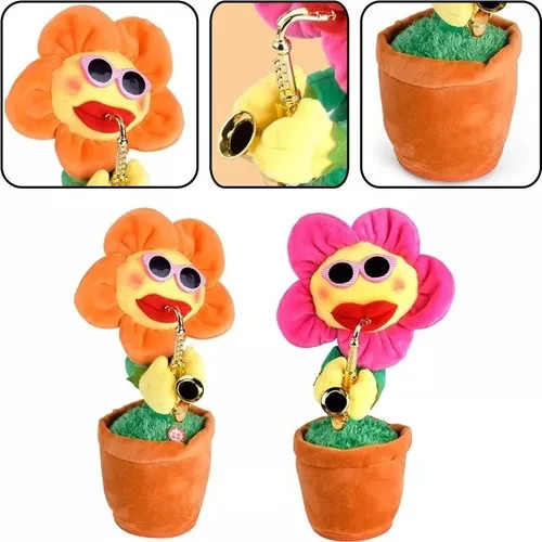 Tancujúca kvetina so zvukovou imitáciou