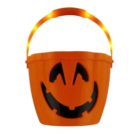 Svetielkujúce halloweeni vedierko na sladkosti