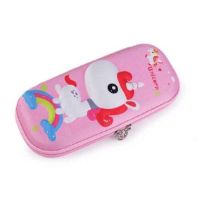 3D dievčenské puzdro na perá s motívom jednorožca