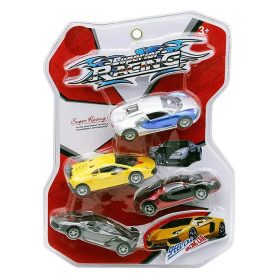 Súprava pretekárskych áut – 4 ks