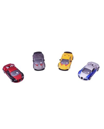 Súprava pretekárskych áut – 4 ks