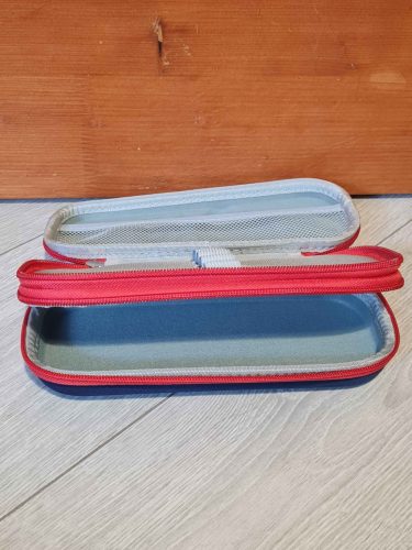 3D reliéfny chlapčenský peračník s 2 zipsami – motív rakety