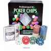 Poker set 100 žetónov - Texas Hold’em súprava v kovovej krabici