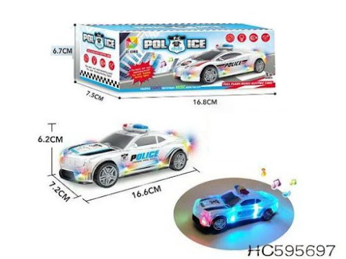 Policajné auto so svetlom a zvukom