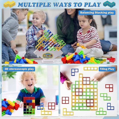 Tetris puzzle balančná spoločenská hra