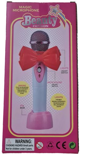 Magický mikrofón fialový