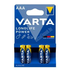 Varta Longlife Power – Výkonná AAA batéria 4 ks