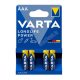 Varta Longlife Power – Výkonná AAA batéria 4 ks