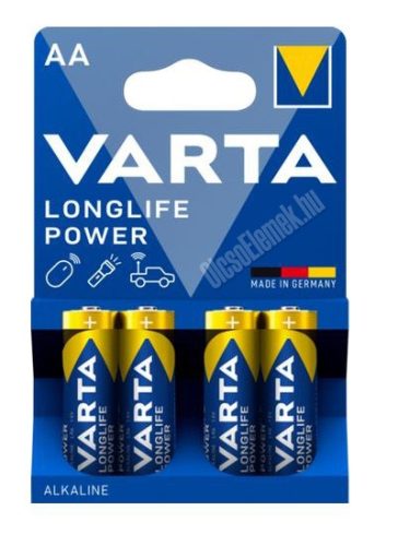 Varta Longlife Power – Výkonná AA batéria 4 ks