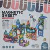 Magnetická stavebnica s guľôčkovou dráhou – 42 dielov
