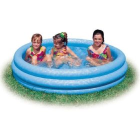 Krištáľový trojkomorový bazén – 147 x 33 cm, modrý