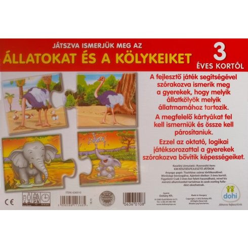 Hravou formou spoznávame zvieratká a ich mláďatá