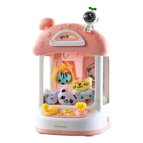 Doll Machine – Mini automat s pazúrom a plyšovými hračkami
