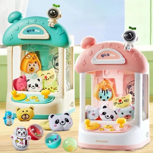 Doll Machine – Mini automat s pazúrom a plyšovými hračkami