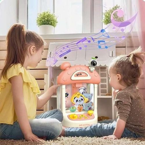 Doll Machine – Mini automat s pazúrom a plyšovými hračkami