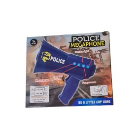 Policajný megafón s moduláciou hlasu