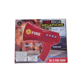 Hasičský megafón so skreslením hlasu