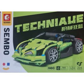 Stavebnica pretekárskeho auta – 210 dielov