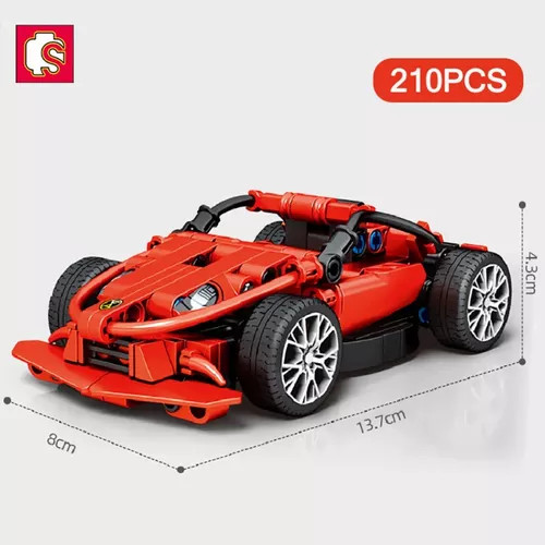 Stavebnica pretekárskeho auta – 210 dielov