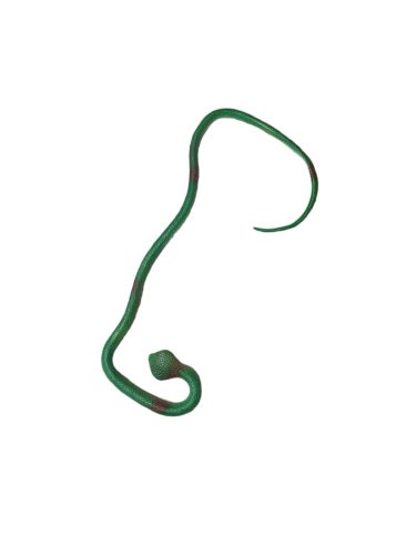 Zelený gumový had