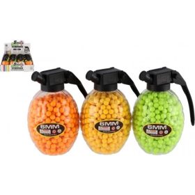   6 mm gumené projektily pre gélovú guľôčkovú zbraň – znovu naplniteľné strelivo 100 ks