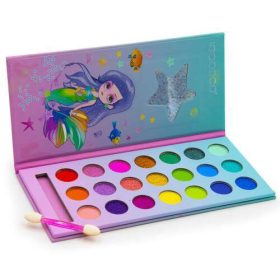   Detská paletka očných tieňov – morská panna, 21 farieb