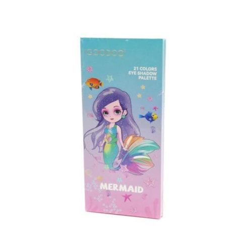 Detská paletka očných tieňov – morská panna, 21 farieb