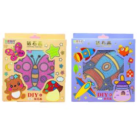 Diamantová mozaika – Motív motýľ / kozmonaut