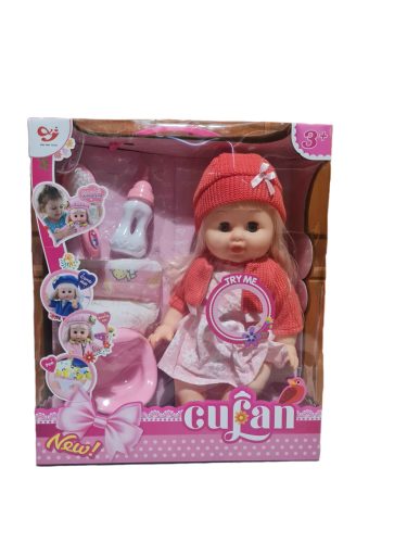 Hračka bábätko – na obliekanie, kŕmenie, cikanie a rozprávanie