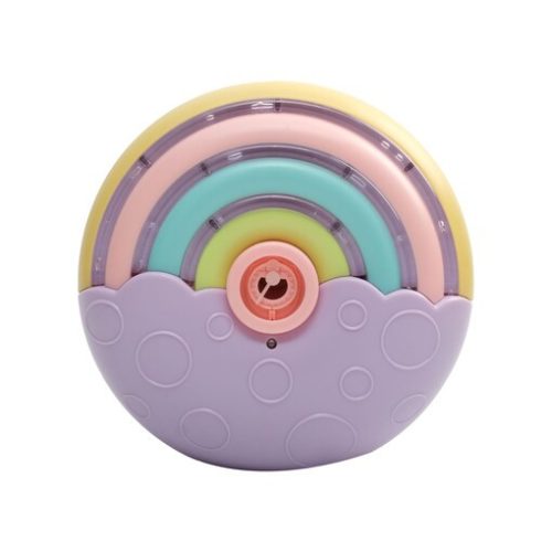 Dúhový bublifuk na rameno s nočným svetlom