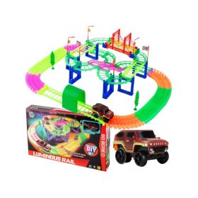 Autodráha s autíčkom – 123 dielov