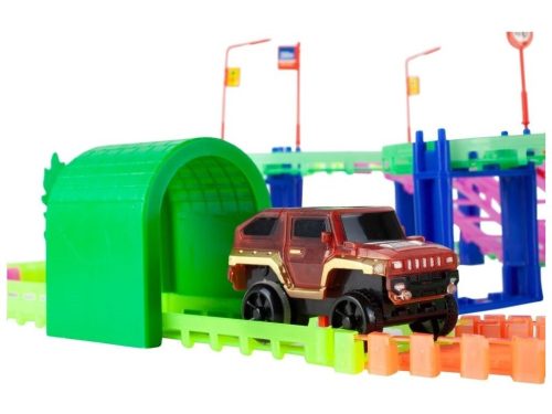 Autodráha s autíčkom – 123 dielov