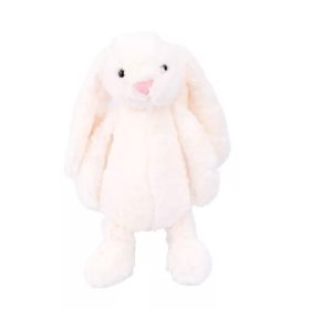   Biely plyšový zajačik – mäkká plyšová hračka zajac 30 cm