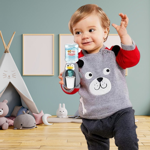 Mini dávkovač nápojov v tvare tučniaka