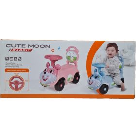 Bábätkovské zajačikové odrážadlo na kolesách