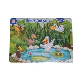 Puzzle s vodnými zvieratami