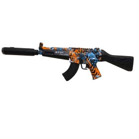   Automatická gélová hračka MP5 - gel blaster na batériu s dymovým a svetelným efektom
