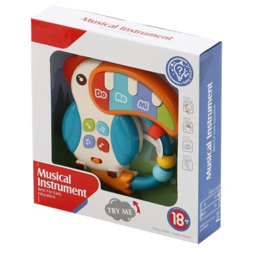 Mappy tukan interaktívna hračka pre bábätká so svetlom a zvukmi