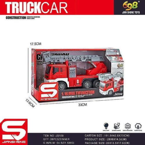 Hasičské auto – Zvuk, Svetlo a Postrekovač vody