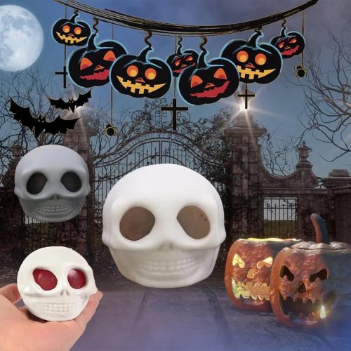 Mimozemská hlava s vypúľenými očami – antistresová hračka