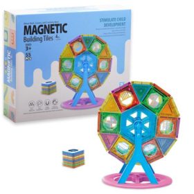 Magnetická stavebnica s ruským kolesom – 55 dielov
