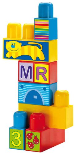 ABC – Plastové stavebné kocky s písmenami a číslami