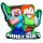 Minecraft Steve & Alex tvarovaný vankúš – 3D dekoračný vankúš 40 cm
