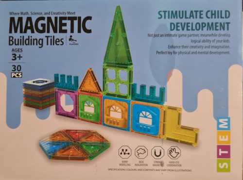 Magnetické stavebné diely – 30 ks